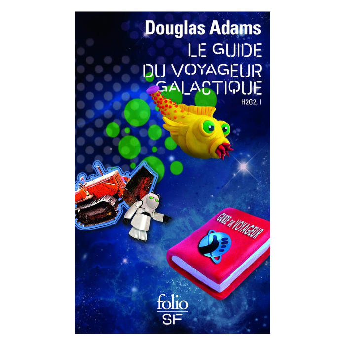 roman de science-fiction le guide du voyageur galactique douglas adams couverture